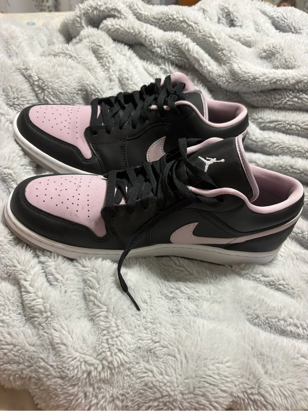 Size 12 Air Jordan 1 Low SE 'Black Iced Lilac'